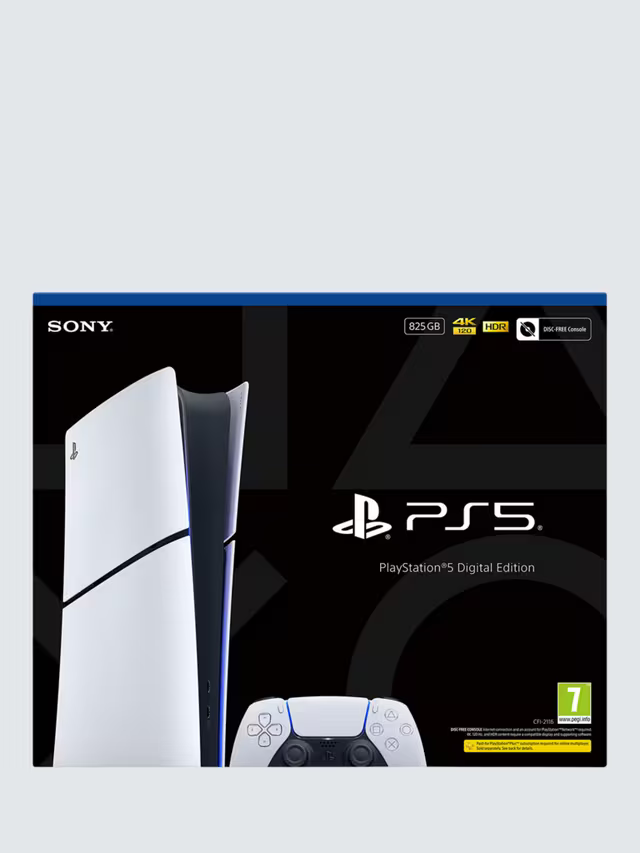 PlayStation 5 Digital Edition (Model Group - Slim) 825GB Console with DualSense Controller+Gift