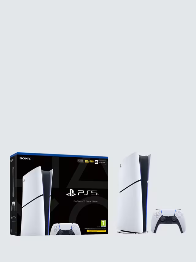 PlayStation 5 Digital Edition (Model Group - Slim) 825GB Console with DualSense Controller+Gift